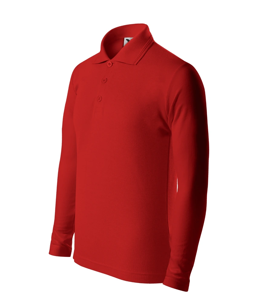 Tricou polo cu mânecă lungă copii Malfini Pique · 200 g/m², bumbac / poliester