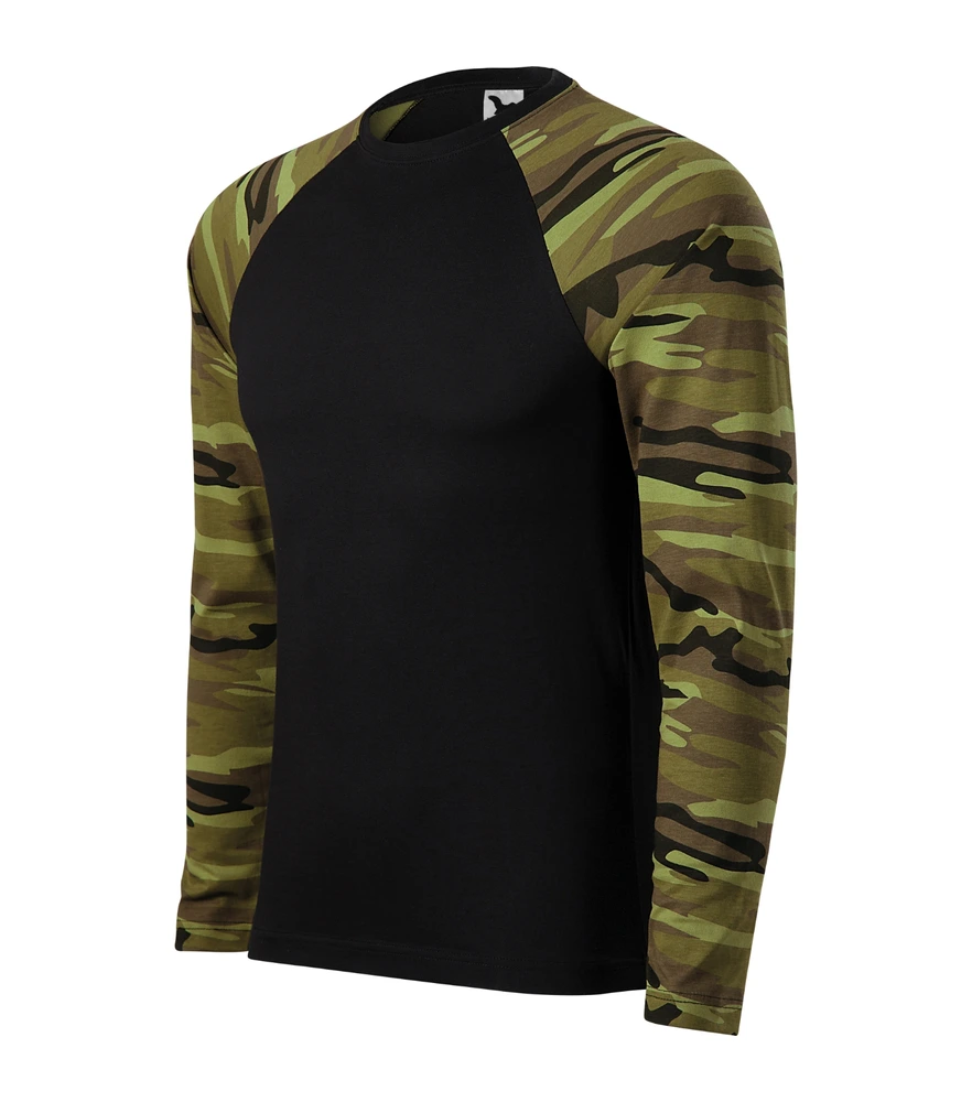 Tricou cu mânecă lungă Malfini Camouflage · 160 g/m², bumbac