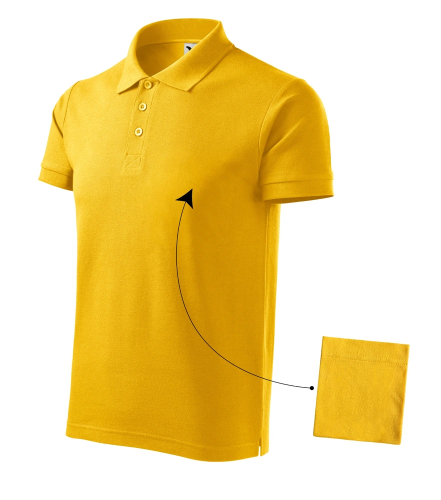 Tricou polo bărbați Malfini Cotton · 170 g/m², bumbac / vâscoză