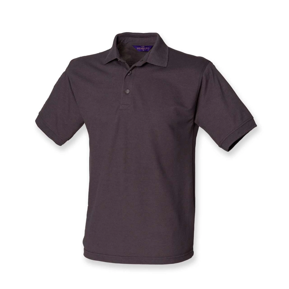 Tricou polo bărbați Henbury Classic 65 35 Pique HN400 · 200 g/m², bumbac / poliester