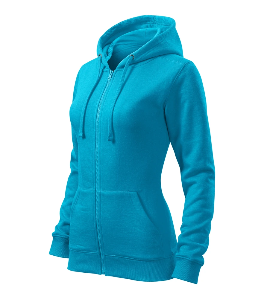 Hanorac cu fermoar damă Malfini Zipper Trendy · 300 g/m², bumbac / poliester