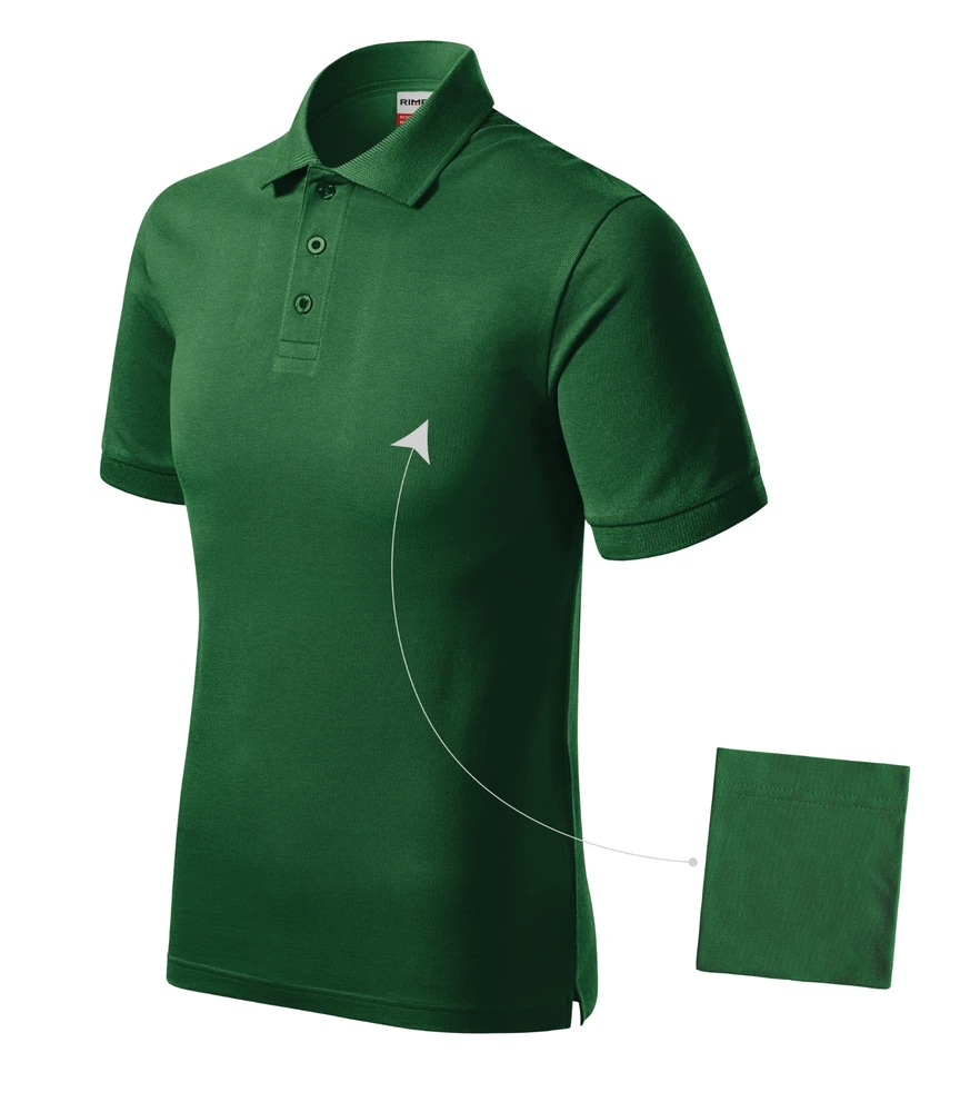 Tricou polo bărbați Rimeck Resist · 200 g/m², bumbac