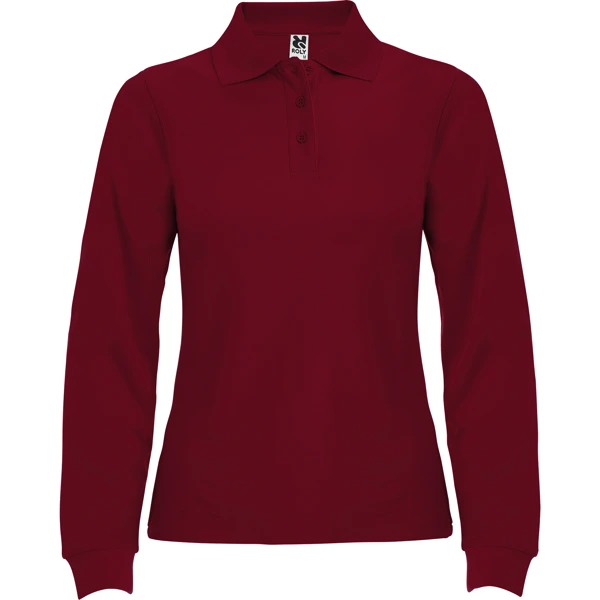 Tricou polo cu mânecă lungă damă Roly Estrella PO6636 · 220 g/m², bumbac / vâscoză