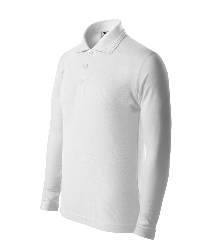 Tricou polo cu mânecă lungă copii Malfini Pique · 200 g/m², bumbac / poliester