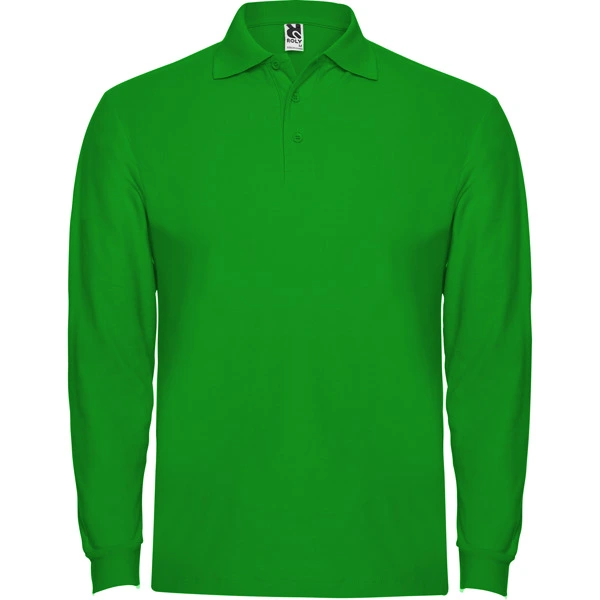 Tricou polo cu mânecă lungă Roly Estrella PO6635 · 220 g/m², bumbac / vâscoză