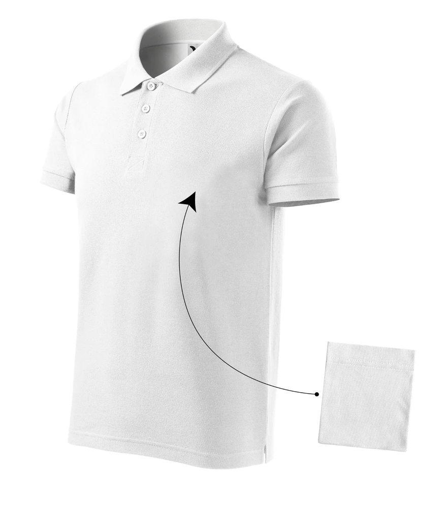 Tricou polo bărbați Malfini Cotton · 170 g/m², bumbac / vâscoză