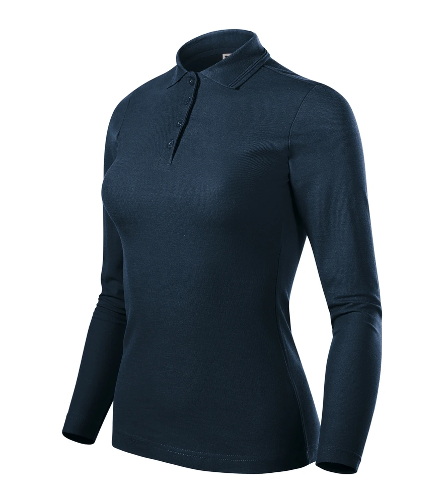 Tricou polo cu mânecă lungă damă Malfini Pique · 200 g/m², bumbac / poliester