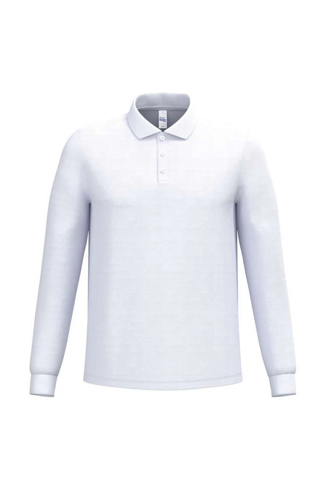 Tricou polo cu mânecă lungă bărbați iDeal Basic Pique Long-Sleeves IB222 · 200 g/m²
