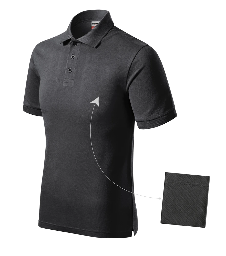 Tricou polo bărbați Rimeck Resist · 200 g/m², bumbac