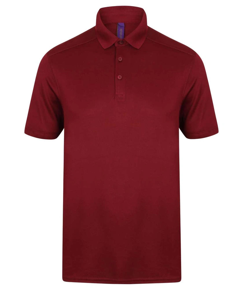 Tricou polo bărbați Henbury Slim Stretch Wicking Finish HN460 · 180 g/m², poliester / elastan