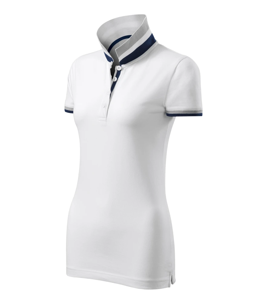 Tricou polo damă Malfini Premium Up Collar · 215 g/m², bumbac