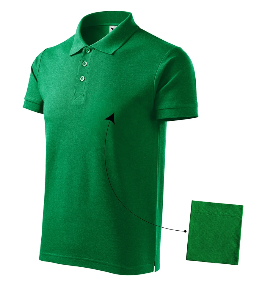 Tricou polo bărbați Malfini Cotton · 170 g/m², bumbac / vâscoză