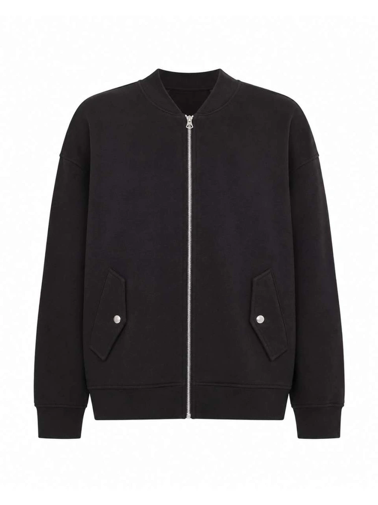 Hanorac cu fermoar bărbați oversize True Blanks Boxy Bomber TB02M110 · 370 g/m²
