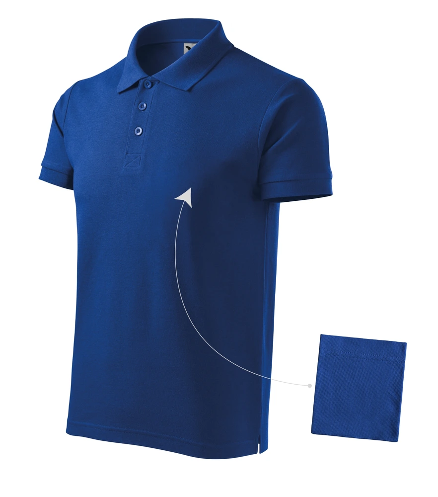 Tricou polo bărbați Malfini Cotton · 170 g/m², bumbac / vâscoză