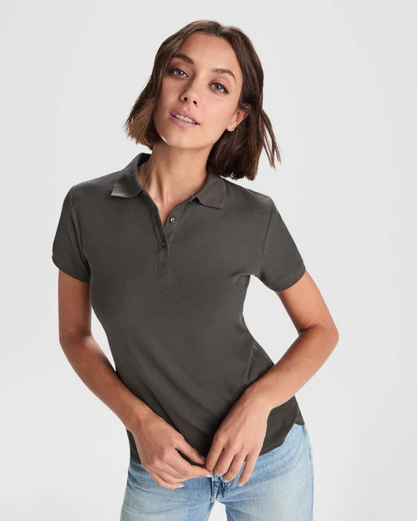 Tricou polo damă Roly Pegaso Premium PO6644 · 190 g/m², bumbac / poliester