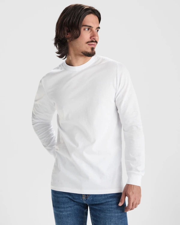 Tricou cu mânecă lungă bărbați Roly Pointer CA1204 · 165 g/m², bumbac / vâscoză