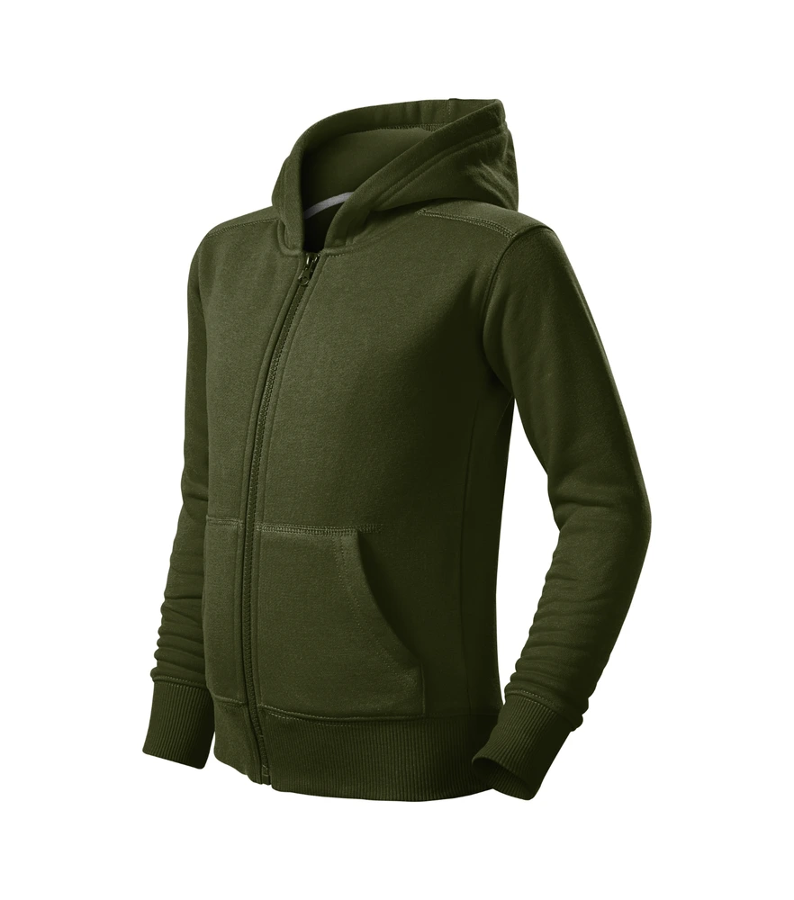 Hanorac cu fermoar copii Malfini Zipper Trendy · 300 g/m², bumbac / poliester
