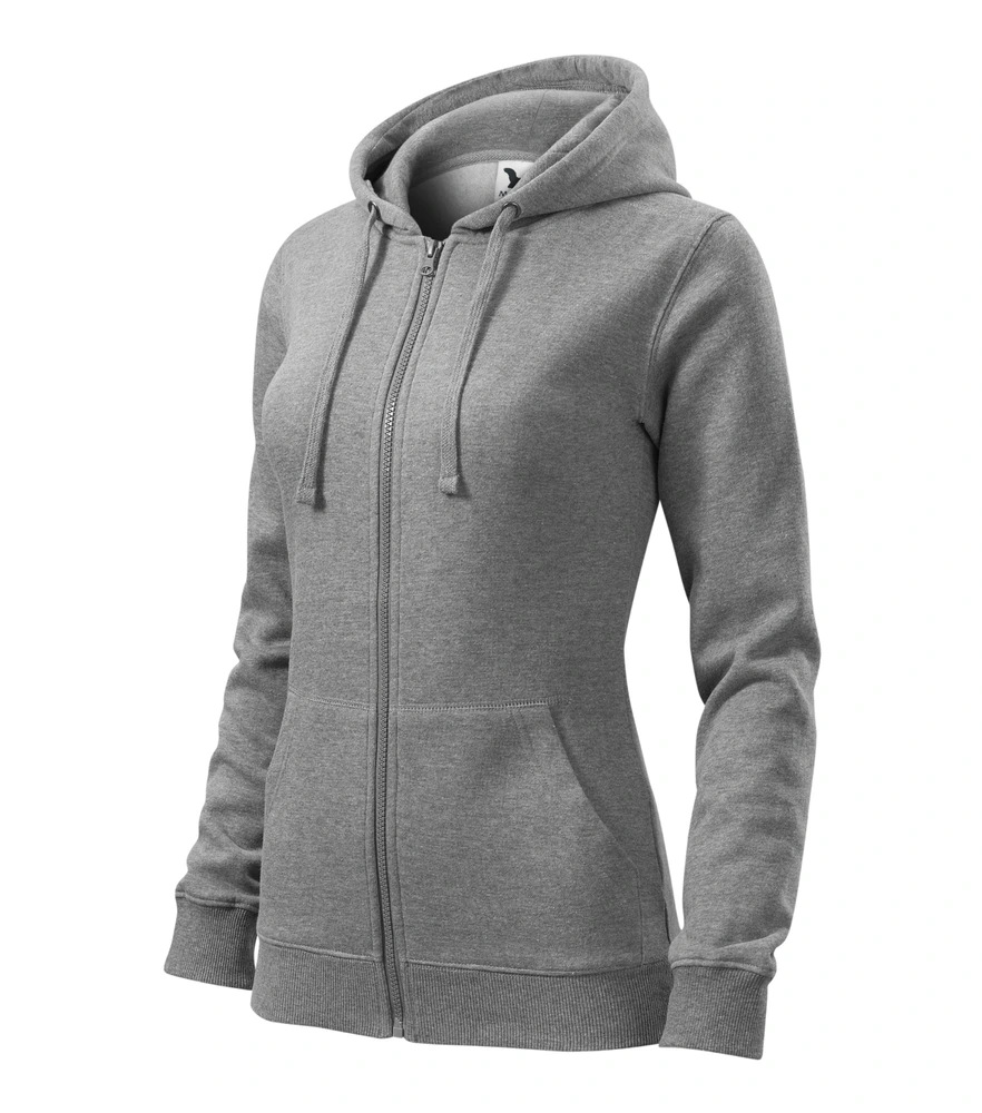 Hanorac cu fermoar damă Malfini Zipper Trendy · 300 g/m², bumbac / poliester