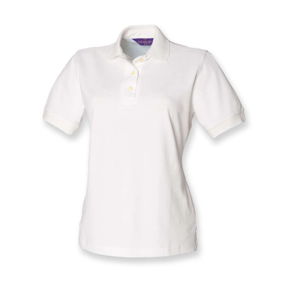 Tricou polo damă Henbury Classic Cotton Pique HN121 · 225 g/m², bumbac
