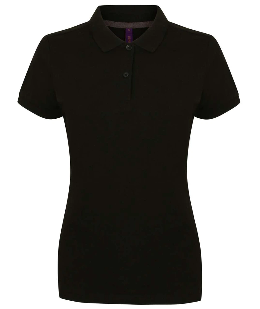 Tricou polo damă Henbury Micro-Fine Cotton Pique HN102 · 180 g/m², bumbac