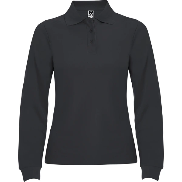 Tricou polo cu mânecă lungă damă Roly Estrella PO6636 · 220 g/m², bumbac / vâscoză