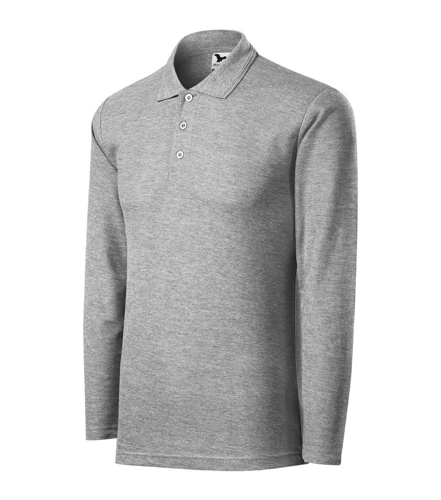 Tricou polo cu mânecă lungă bărbați Malfini Pique · 200 g/m², bumbac / poliester