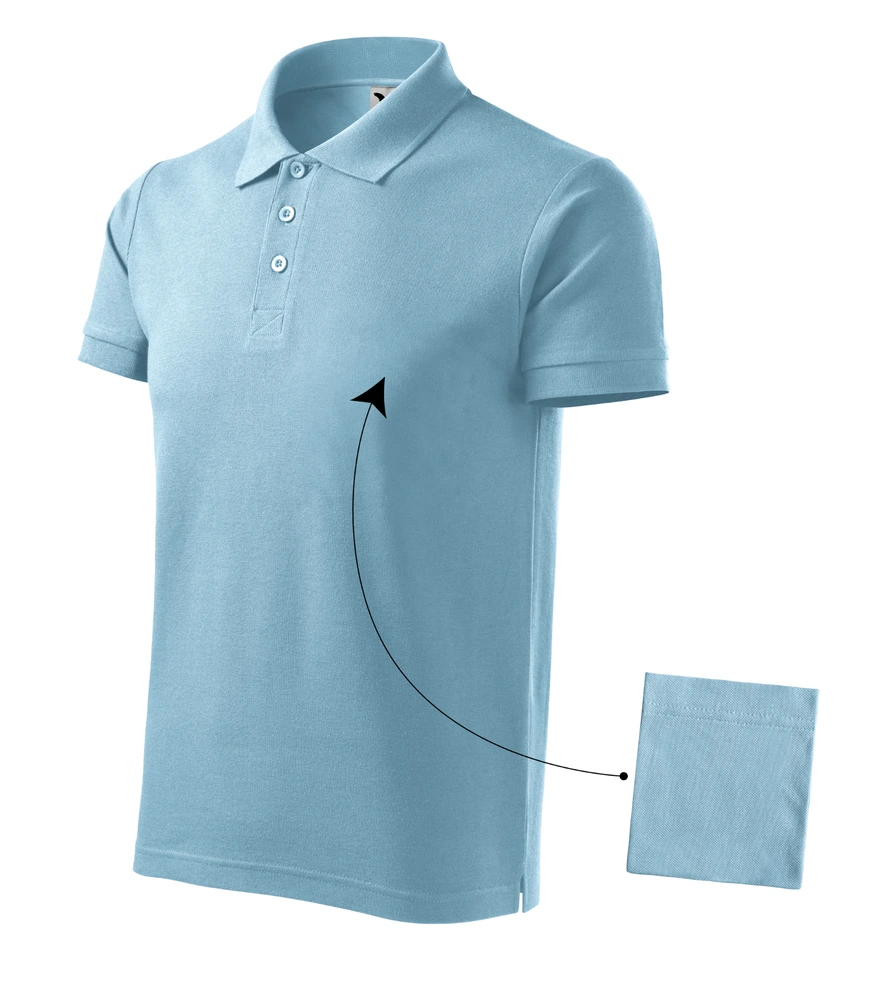 Tricou polo bărbați Malfini Cotton · 170 g/m², bumbac / vâscoză