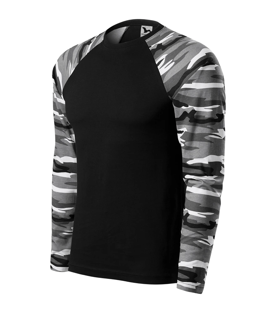 Tricou cu mânecă lungă Malfini Camouflage · 160 g/m², bumbac