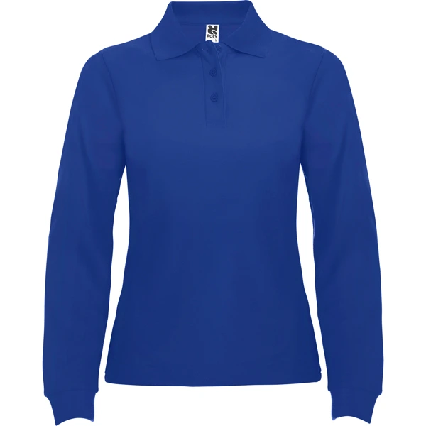 Tricou polo cu mânecă lungă damă Roly Estrella PO6636 · 220 g/m², bumbac / vâscoză