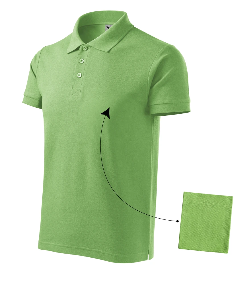 Tricou polo bărbați Malfini Cotton · 170 g/m², bumbac / vâscoză
