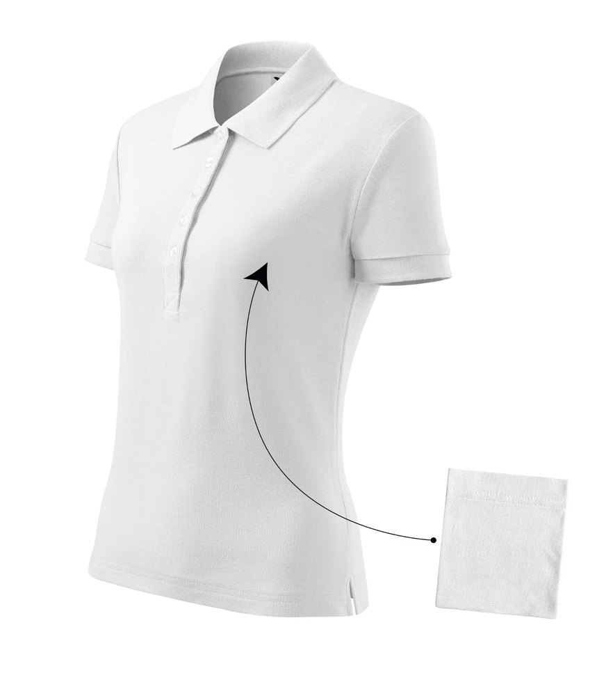 Tricou polo damă Malfini Cotton · 170 g/m², bumbac / vâscoză