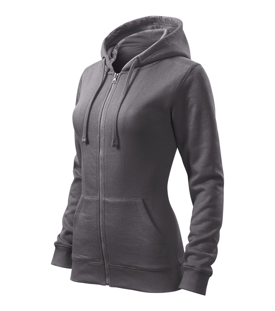 Hanorac cu fermoar damă Malfini Zipper Trendy · 300 g/m², bumbac / poliester