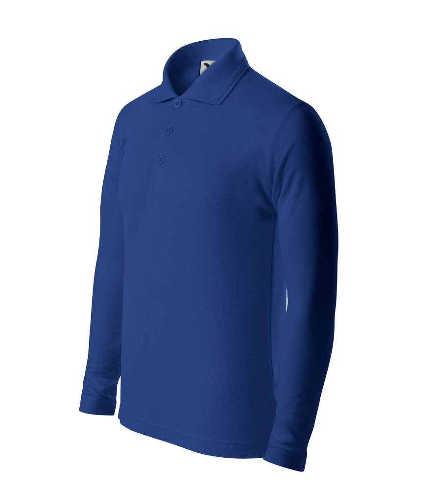 Tricou polo cu mânecă lungă copii Malfini Pique · 200 g/m², bumbac / poliester