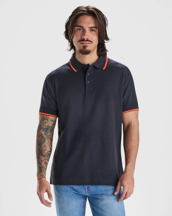 Tricou polo bărbați Roly Nation PO6640 · 210 g/m², bumbac / poliester