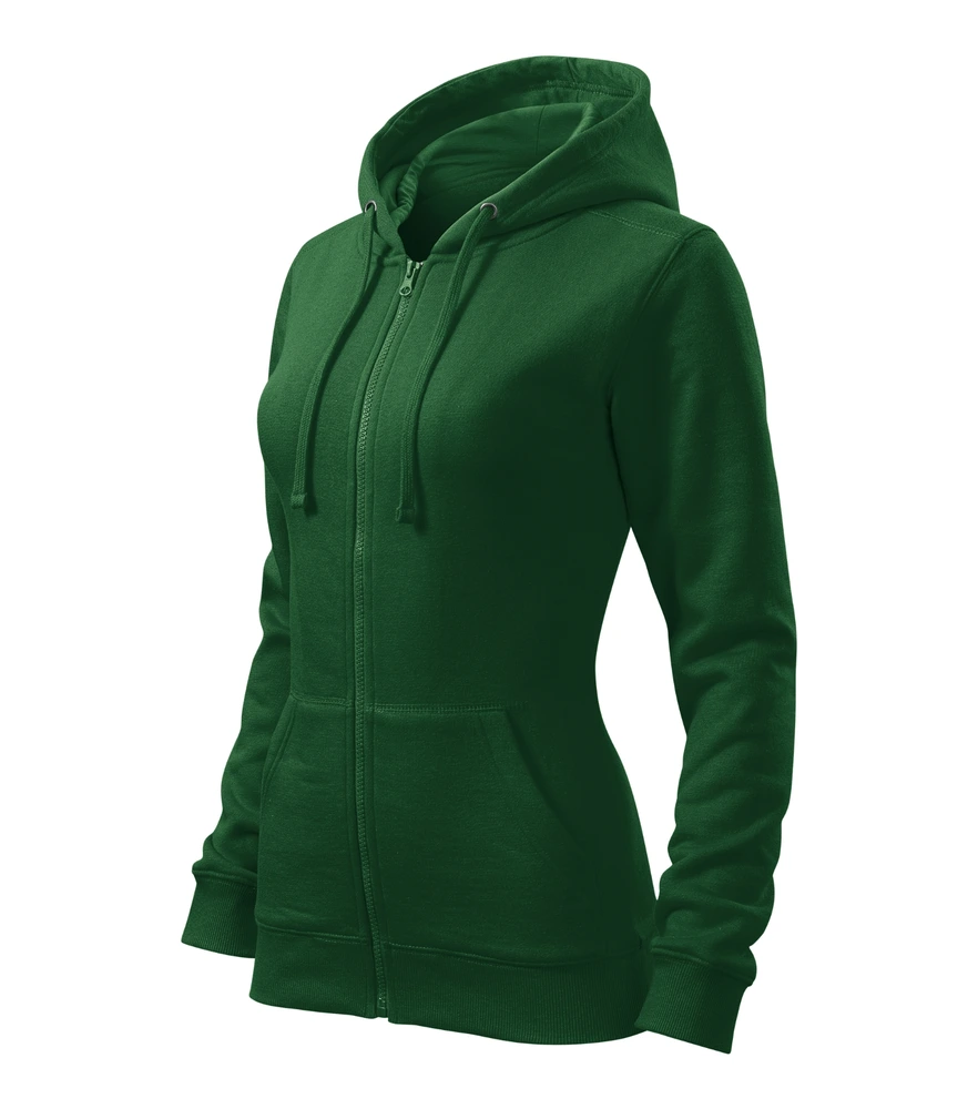Hanorac cu fermoar damă Malfini Zipper Trendy · 300 g/m², bumbac / poliester
