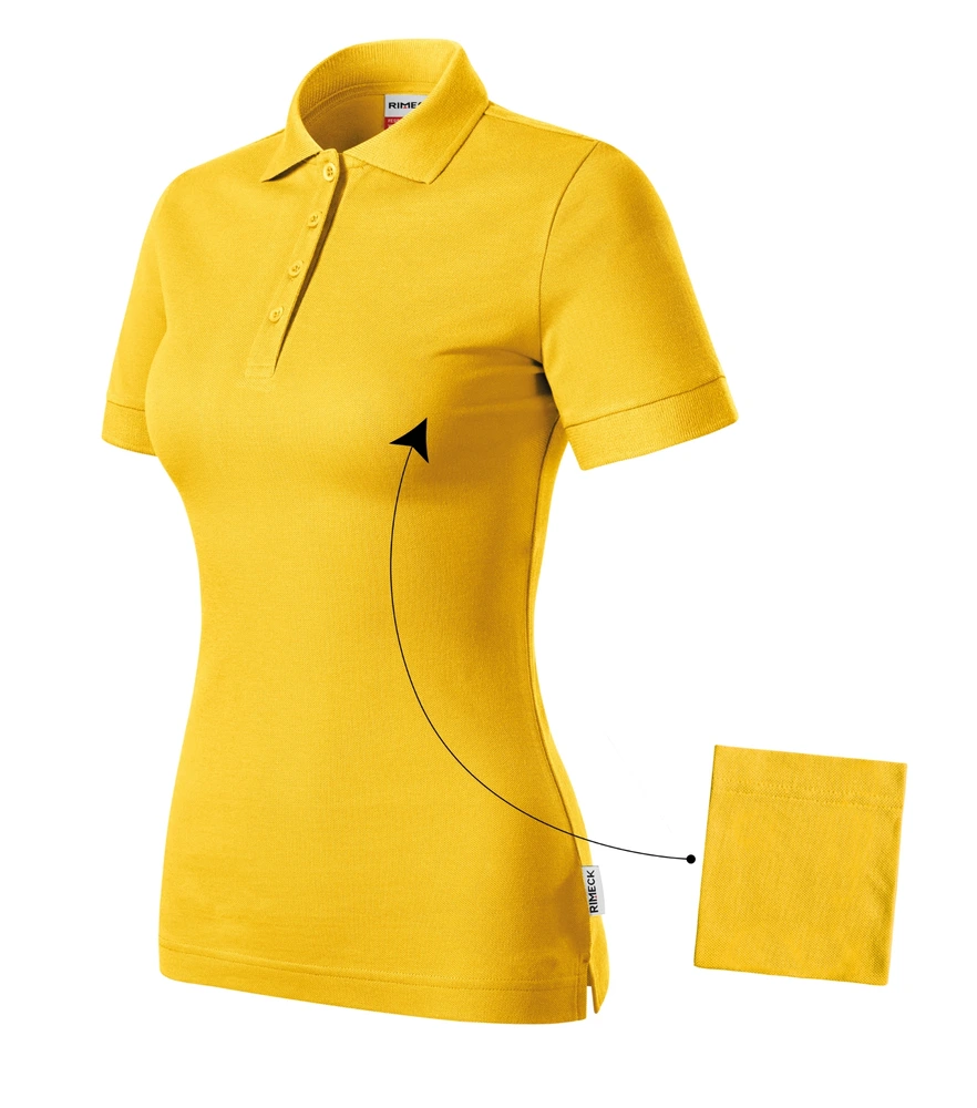 Tricou polo damă Rimeck Resist · 200 g/m², bumbac