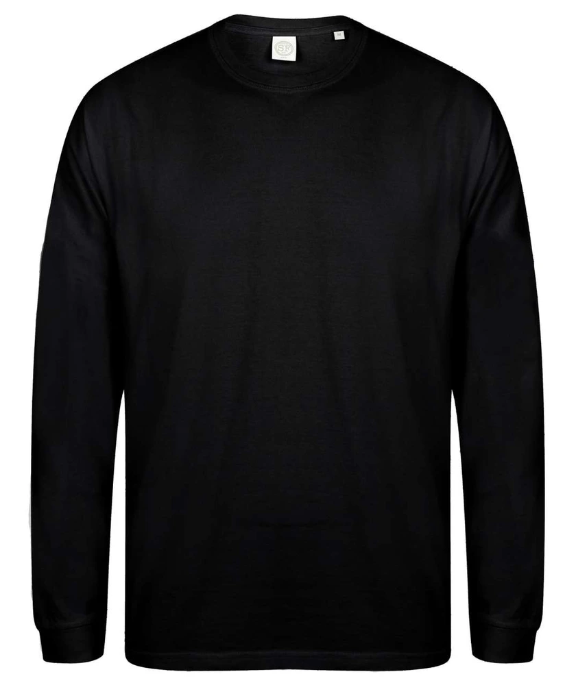 Tricou cu mânecă lungă oversize SF Clothing Drop Shoulder Slogan SF514 · 220 g/m², bumbac