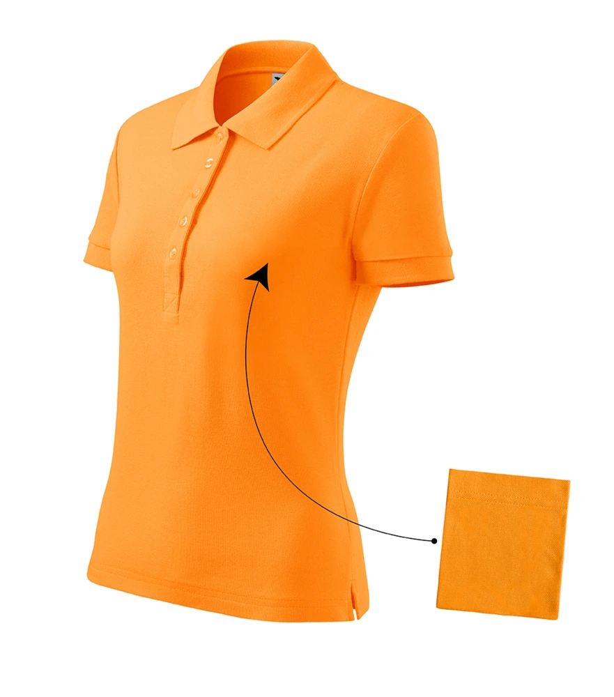 Tricou polo damă Malfini Cotton · 170 g/m², bumbac / vâscoză