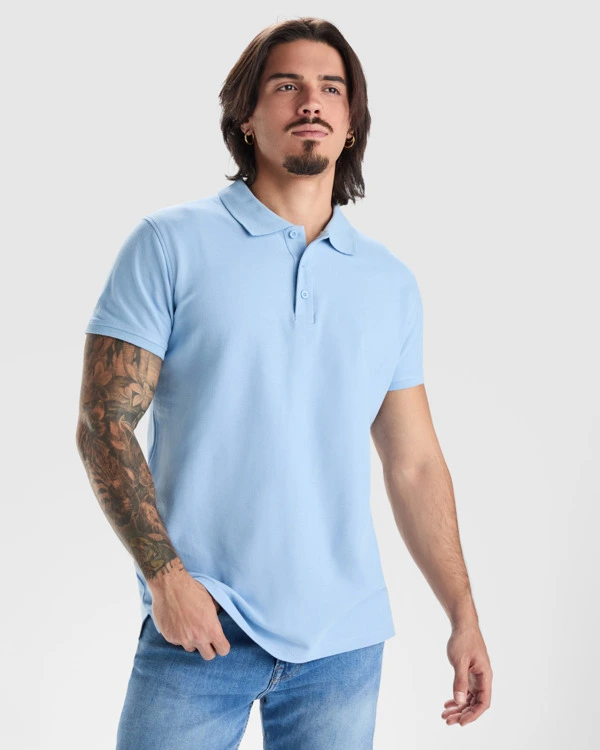 Tricou polo Roly Star PO6638 · 200 g/m², bumbac / vâscoză