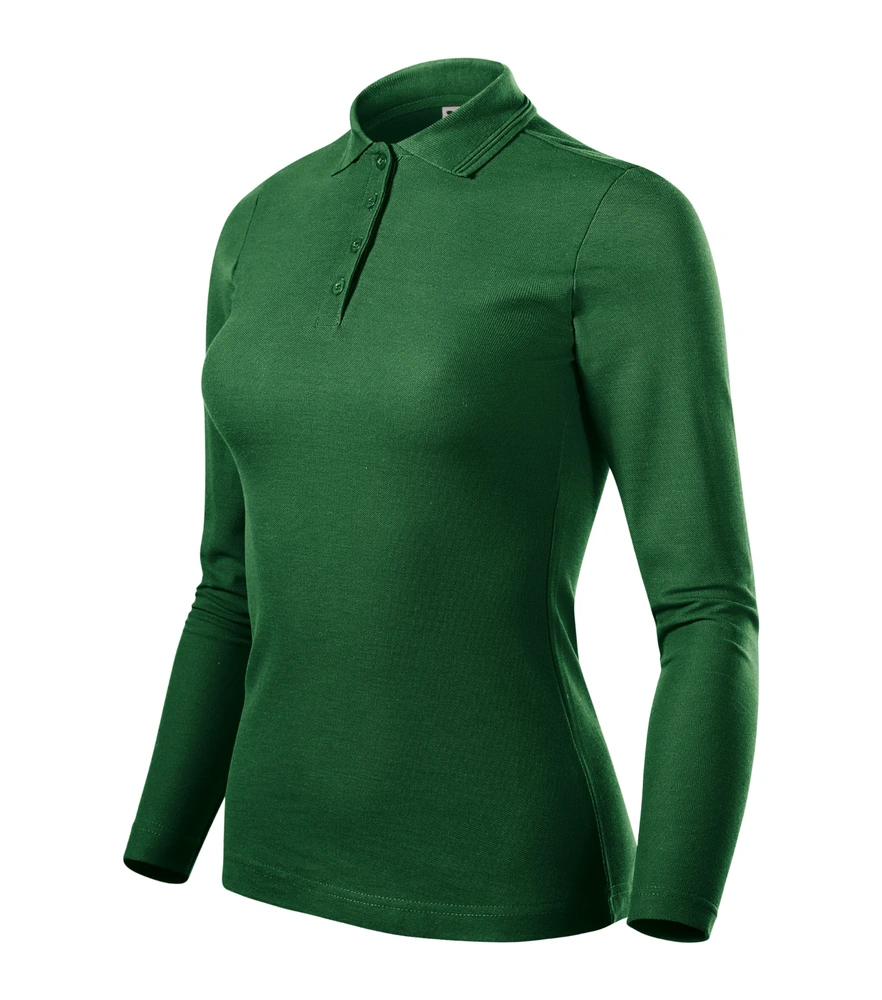Tricou polo cu mânecă lungă damă Malfini Pique · 200 g/m², bumbac / poliester