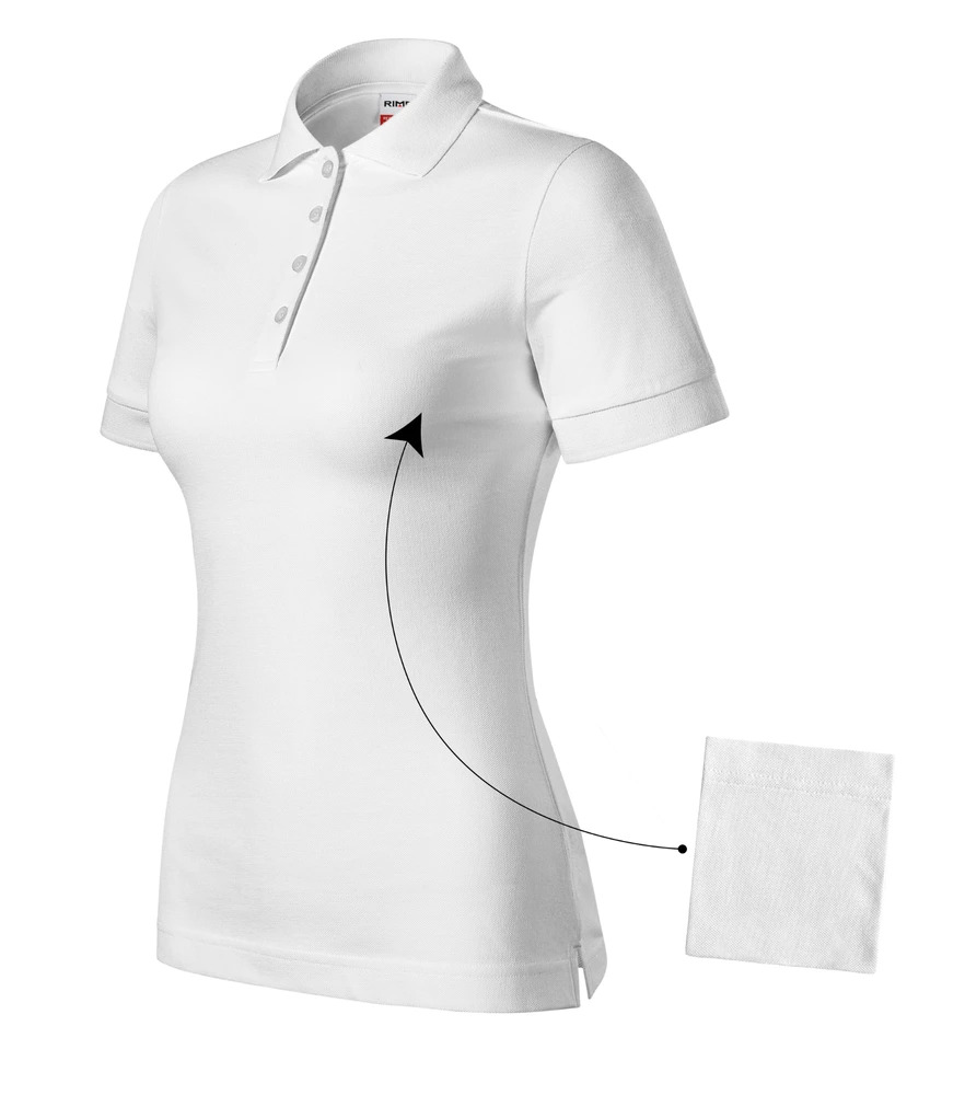 Tricou polo damă Rimeck Resist · 200 g/m², bumbac