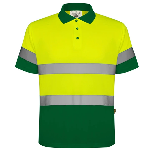 Tricou polo bărbați Roly Polaris HV9302 · 170 g/m², poliester