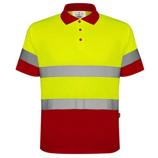Tricou polo bărbați Roly Polaris HV9302 · 170 g/m², poliester