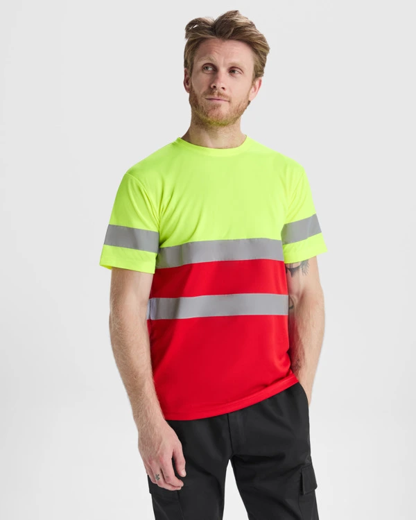Tricou sport bărbați Roly Delta HV9310 · 130 g/m², poliester