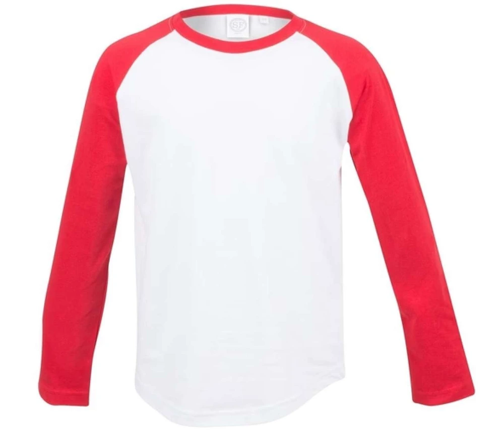 Tricou cu mânecă lungă copii SF Clothing Baseball SFM271 · 140 g/m², bumbac