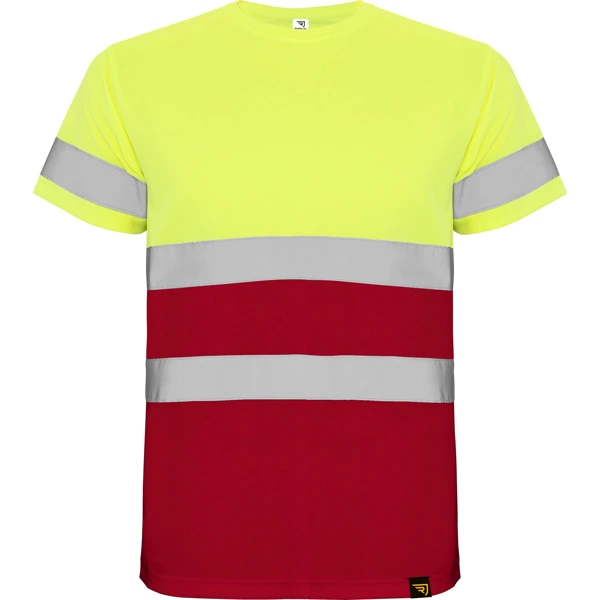 Tricou sport bărbați Roly Delta HV9310 · 130 g/m², poliester