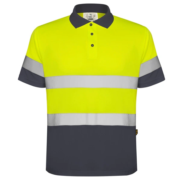 Tricou polo bărbați Roly Polaris HV9302 · 170 g/m², poliester