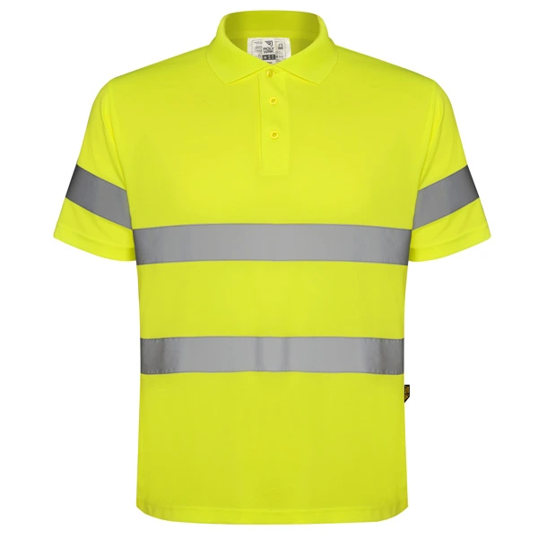 Tricou polo bărbați Roly Polaris HV9302 · 170 g/m², poliester