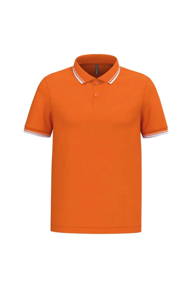 Tricou polo bărbați Kariban Poloshirt Contrasting Piping KA272 · 180 g/m², bumbac