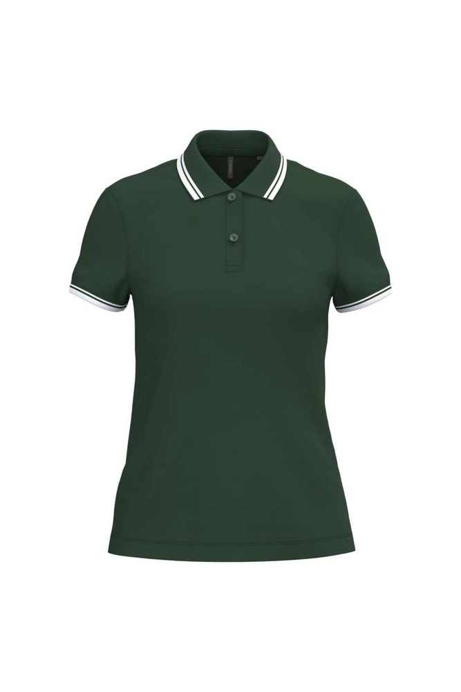 Tricou polo damă Kariban Poloshirt Contrasting Piping KA273 · 180 g/m², bumbac